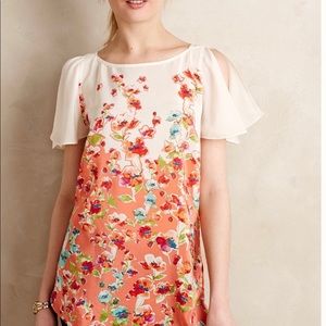 Anthropologie | Maeve Ludovica Silk Tunic